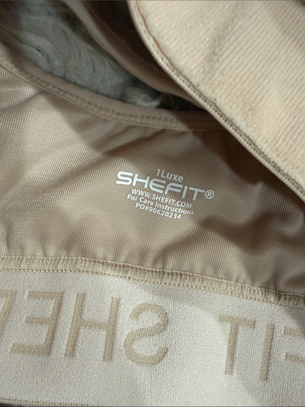 SHEFIT Ultimate High Impact Sports Bra Front Zip Adjustable Nude Beige 1Luxe - Picture 5 of 7